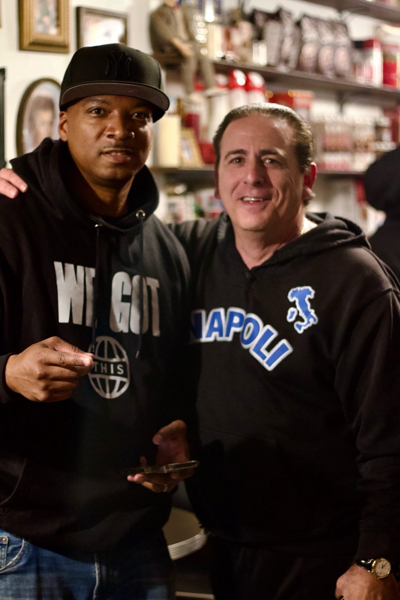 Fredro Starr with Napoli host
