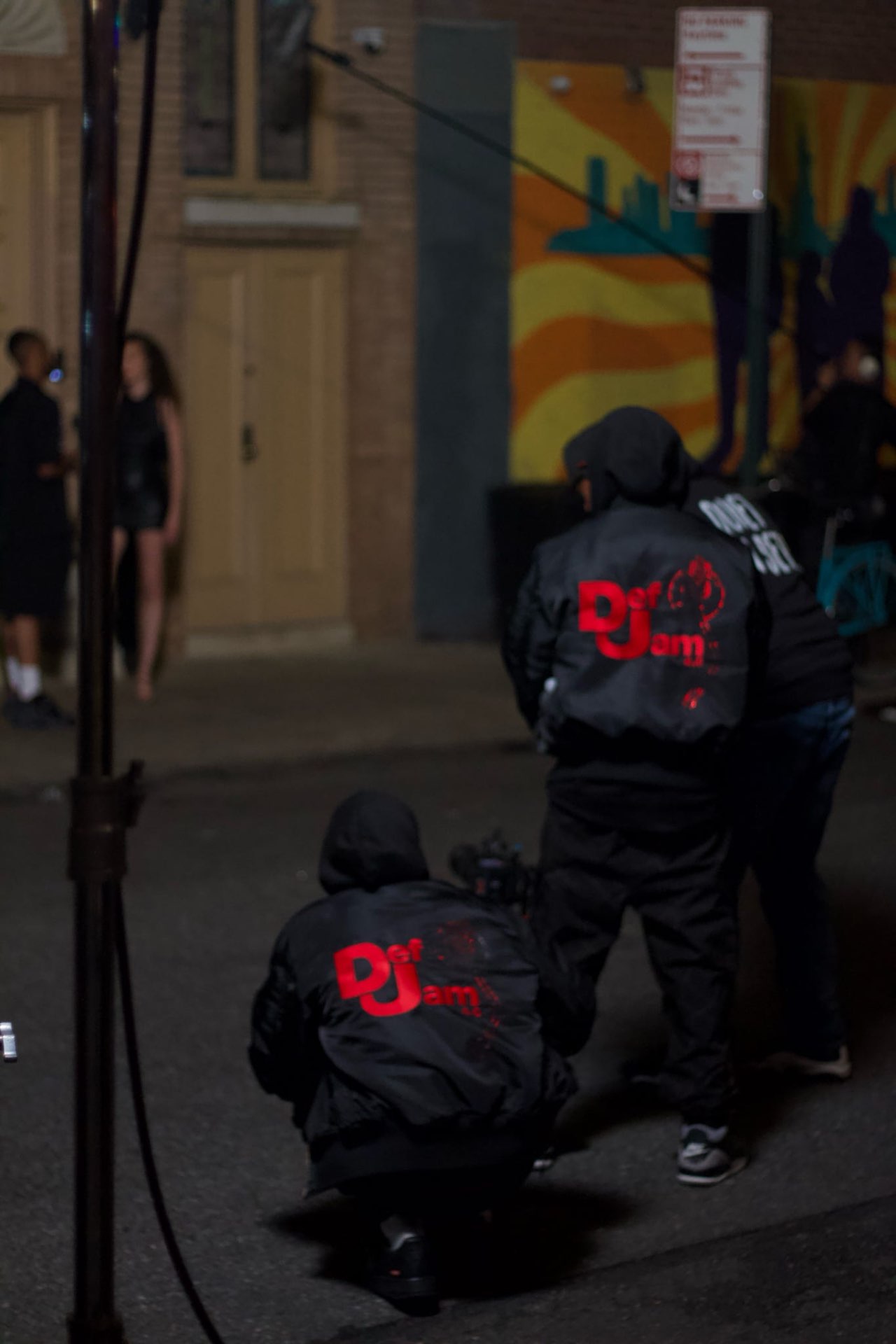 Crew on the corner, 3 AM